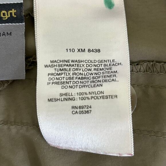 Columbia GRT Nylon Convertible Cargo Pants Lightweight Hiking Khaki Men's XXL - Picture 11 of 12